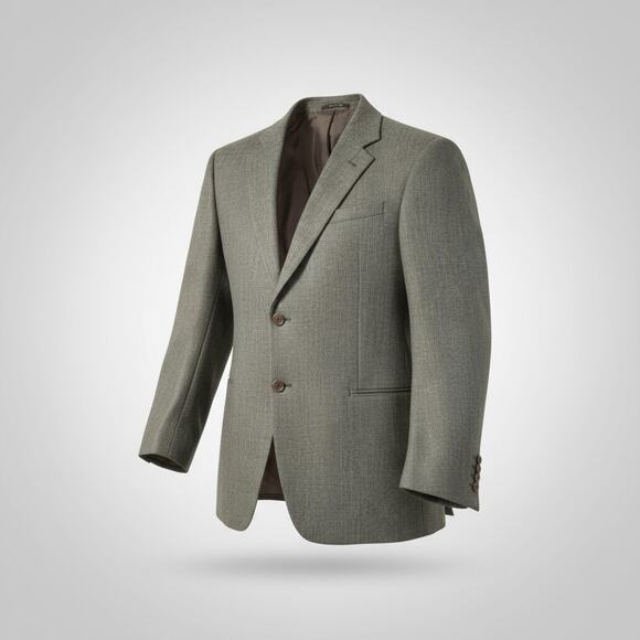 Armani Collezioni Sport Coat Mens Size 44 R Brown Alpaca Wool Blend Modern Italy - Picture 1 of 9